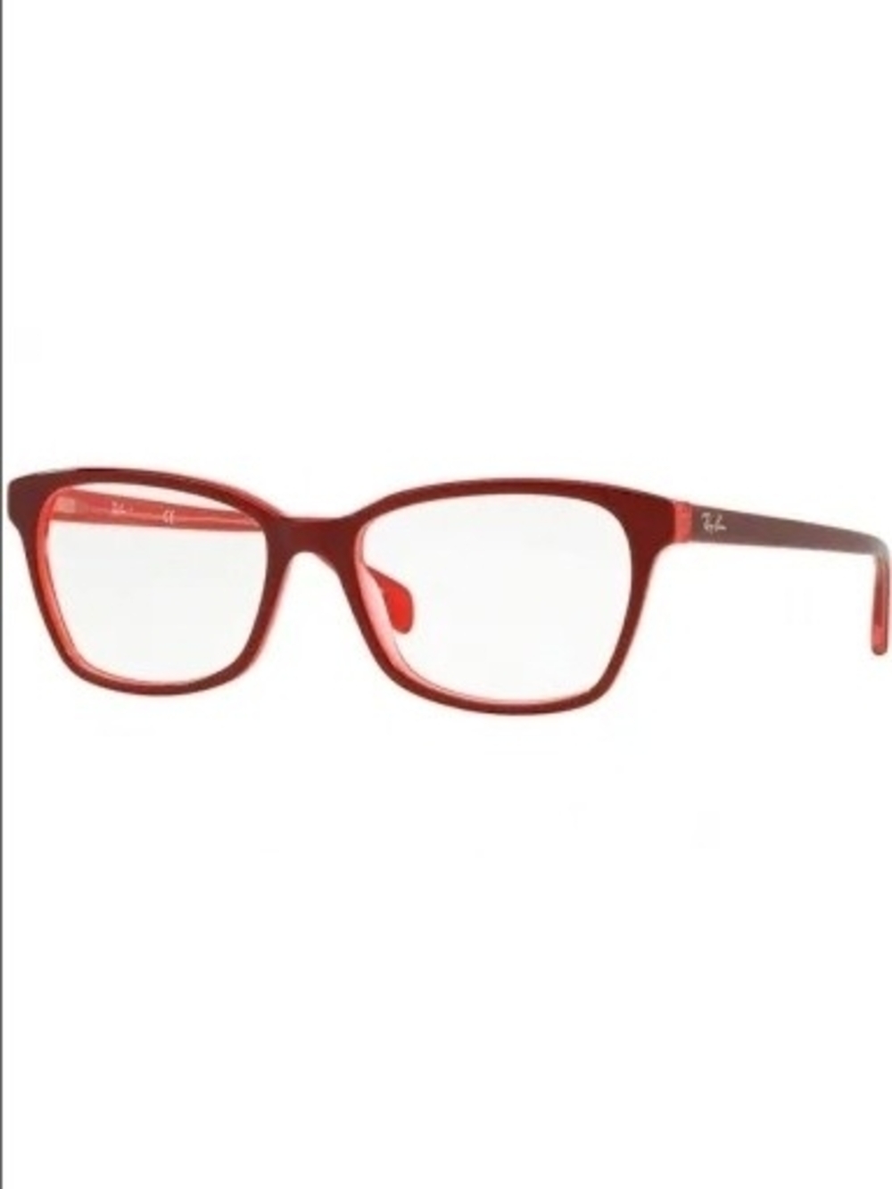 Ray-Ban Women's Two-Tone Red Full-Rim Eyeglasses